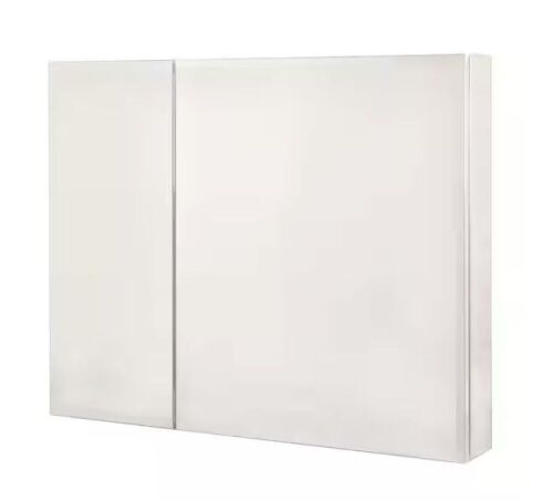 26 in. W x 30 in. H Rectangular Medicine Cabinet with Mirror - Lot 76