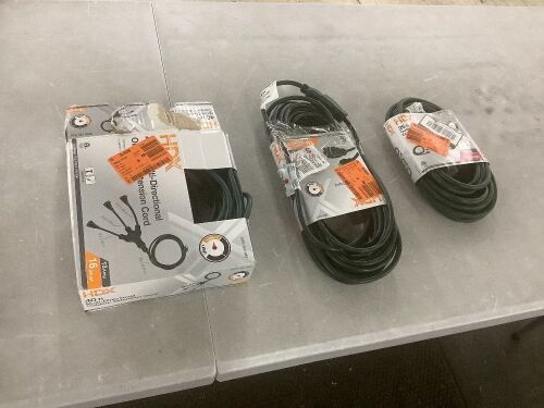 Lot of (3) Extension Cords - Lot 657