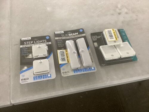 Lot of (3) Packs of Motion Activated LED Lights  - Lot 852