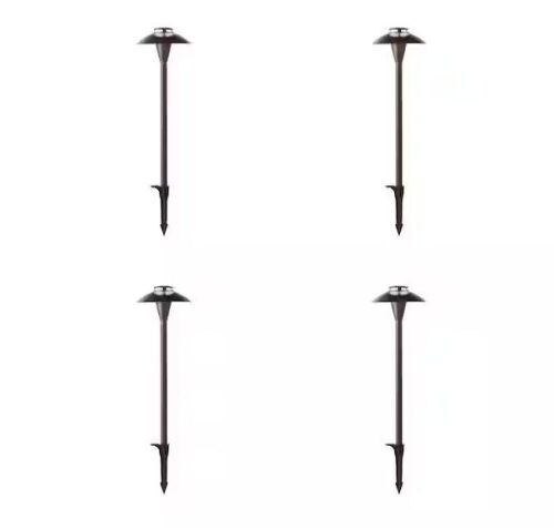 Commercial Electric Jasper Low Voltage Bronze Outdoor Landscape Path Light, 4-Pack - Lot 815