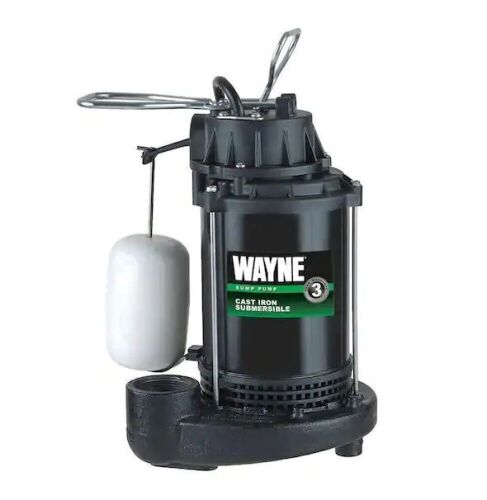 Wayne 1/2 HP Cast Iron Sump Pump with Vertical Float Switch - Lot 65