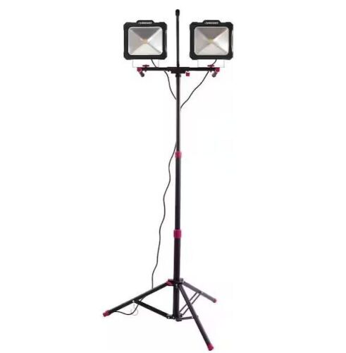 Husky 10,000-Lumen Twin-Head LED Work Light - Lot 55