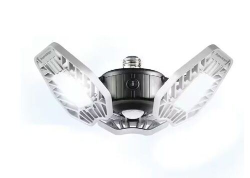 Lot of (2) Beyond Bright 7.5 in. x 4.25 in. 6000 Lumens Single Pole Occupancy LED Flush Mount Motion Activated Garage Light - Lot 726