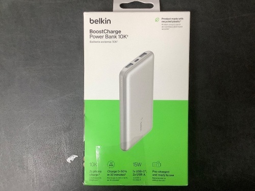Belkin Boost Charge Power Bank 10K - Lot 8405