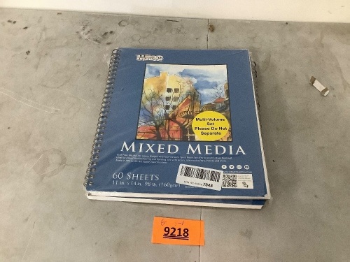 US Art Supply Mixed Media Sketch Books - Lot 9218
