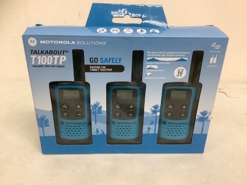Motorola Talkabout Two Way Radios, E-Commerce Return, Sold as is - Lot 12A