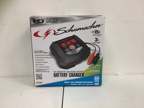 Shumacher Battery Charger, E-Commerce Return, Sold as is - Lot 18
