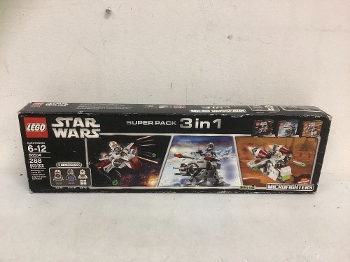 Lego Star Wars Super Pack 3 in 1, Appears New, Sold as is - Lot 24