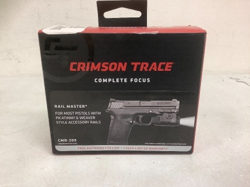Crimson Trace Rail Master Light, E-Commerce Return, Sold as is - Lot 27