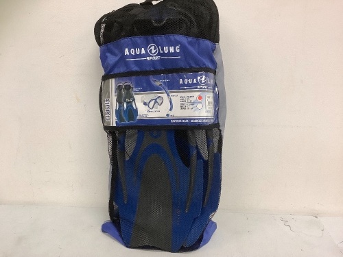 Aqua Lung Adult Snorkel Set, S/M, E-Commerce Return, Sold as is - Lot 29