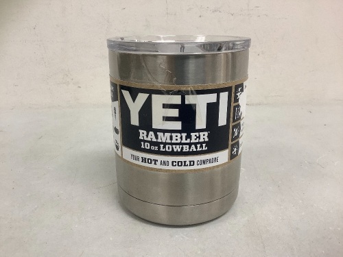 Yeti Rambler Low Ball 10oz Tumbler, E-Commerce Return, Sold as is - Lot 31