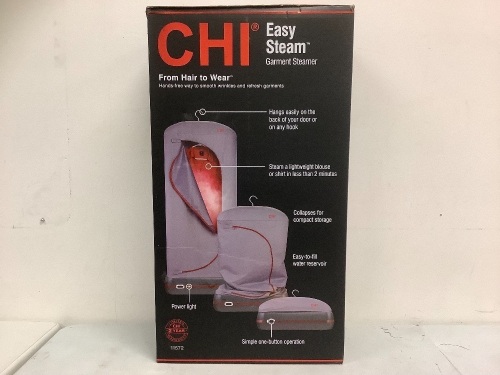 CHI Easy Steam Garment Steamer, Powers Up, Appears New, Sold as is - Lot 37A
