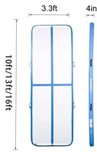 Inflatable Gymnastic Training Mat, E-Comm Return - Lot 45