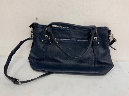 Blue Leather Purse, Appears New, Sold as is - Lot 67