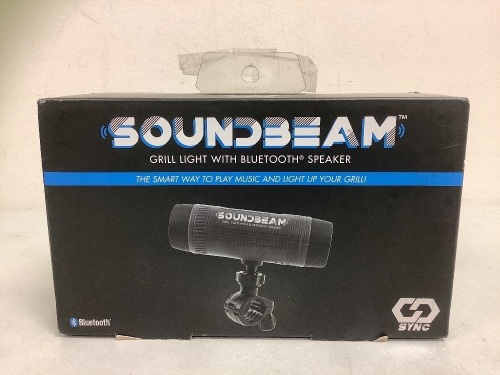 Soundbeam Grill Light w/ Bluetooth Speaker, Powers Up, E-Commerce Return, Sold as is - Lot 77