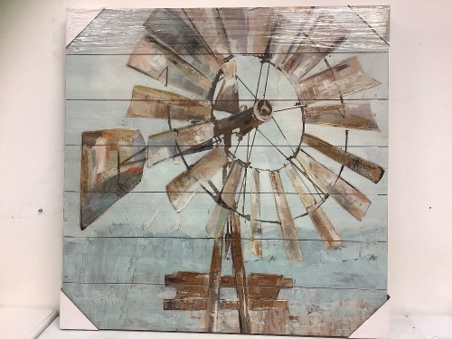 Windmill Wall Art, Appears New, Sold as is - Lot 83