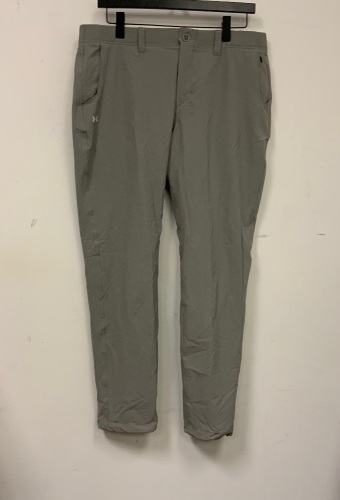 Under Armour Mens Fitted Pants, 38/32, E-Comm Return - Lot 103