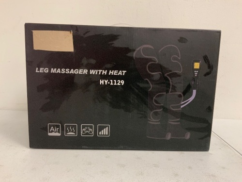 Leg Massager With Heat, E-Commerce Return, Sold as is - Lot 136
