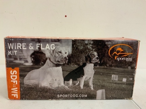 SportsDog Wire & Flag Kit, E-Commerce Return, Sold as is - Lot 140