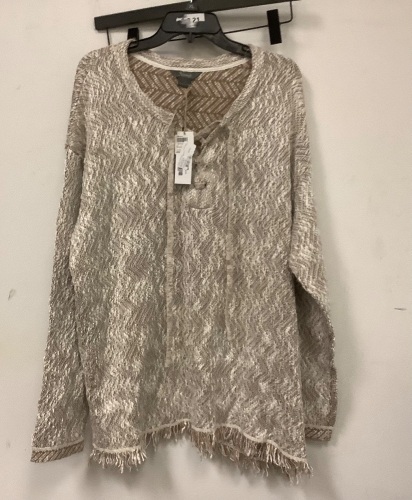 Natural Reflections Womens Sweater, 1X, E-Comm Return - Lot 171