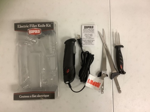 Rapala Electric Fillet Knife Kit, E-Commerce Return, Sold as is - Lot 216