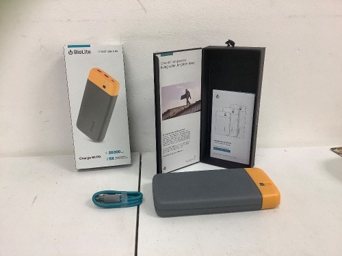 Biolite Charger, E-Commerce Return, Sold as is - Lot 300