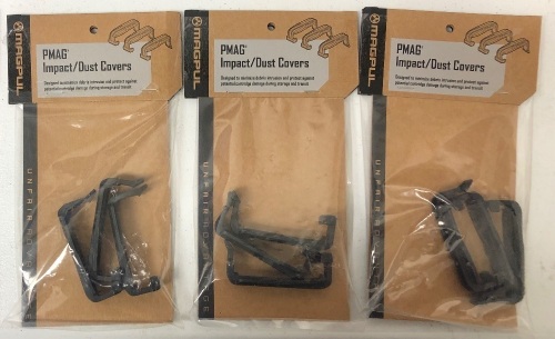 Lot of (3) Magpul Pmag Impact/ Dust Covers, Appears new, Sold as is - Lot 348