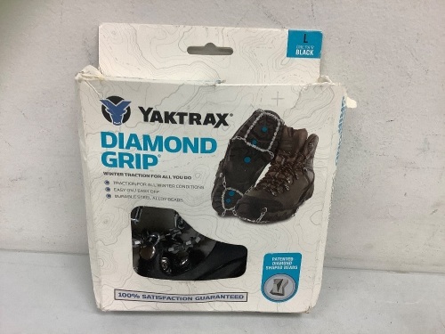Yaktrax Diamond Shoe Grips, E-Commerce Return, Sold as is - Lot 409