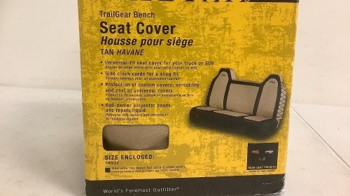 Bench Seat Cover, E-Commerce Return, Sold as is - Lot 424