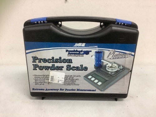 Precision Powder Scale, Powers Up, E-Commerce Return, Sold as is - Lot 427