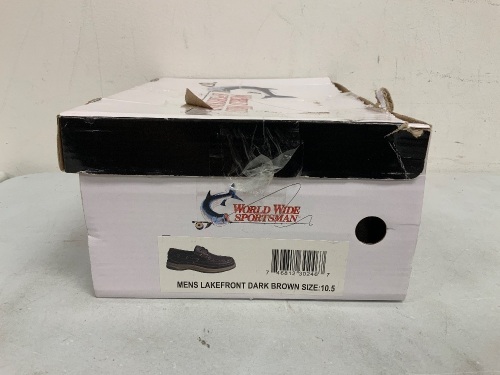 World Wide Sportsman Men's Shoes, Size 10.5, Appears New, Sold as is - Lot 477