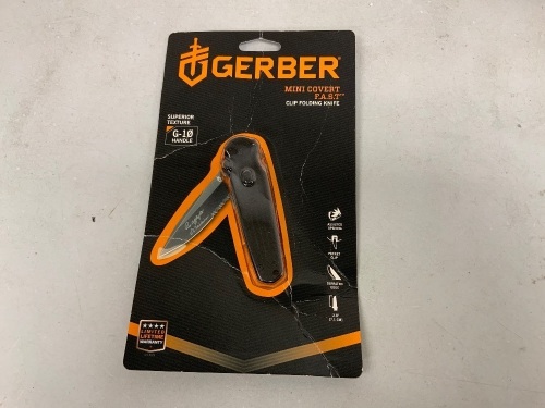 Gerber Mini Covert Folding Knife, E-Commerce Return, Sold as is - Lot 484