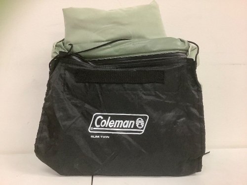 Coleman Slim Twin Inflatable Mattress, E-Comm Return - Lot 515