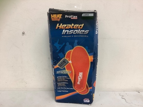 ProFlex Heated Insoles, E-Commerce Return, Sold as is - Lot 617