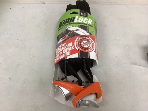 KanuLock Roofrack Straps w/ Key, E-Commerce Return, Sold as is - Lot 717