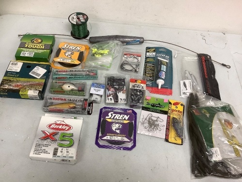 Lot of (20) Assorted Fishing Accessories, E-Comm Return - Lot 732