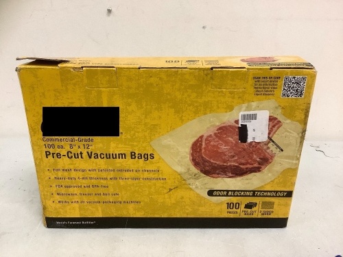 Pre Cut Vacuum Bags, E-Commerce Return, Sold as is - Lot 745