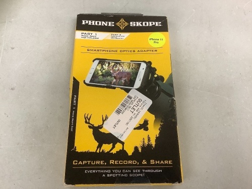 Phone Skope Smartphone Optics Adapter, E-Commerce Return, Sold as is - Lot 758