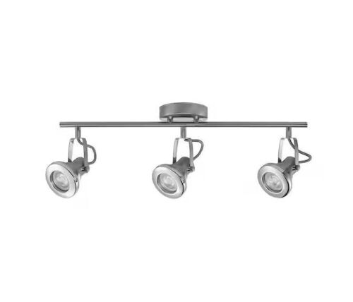 Lot of (2) Hampton Bay 2 ft. 3-Light Brushed Steel LED Track Lighting Kit - Lot 574