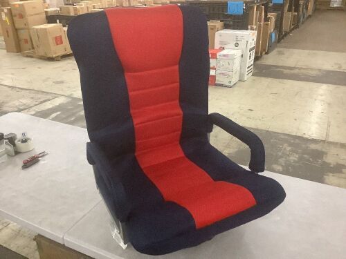 Gaming Floor Chair w/ 360-Degree Swivel, Armrest, Adjustable Backrest - Lot 782