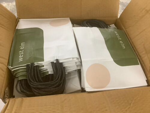 Case of West Elm Paper Bags - Lot 427