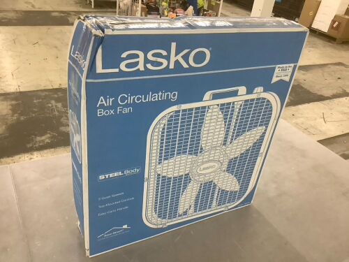 Lasko Air Circulating Box Fan  - Lot 455