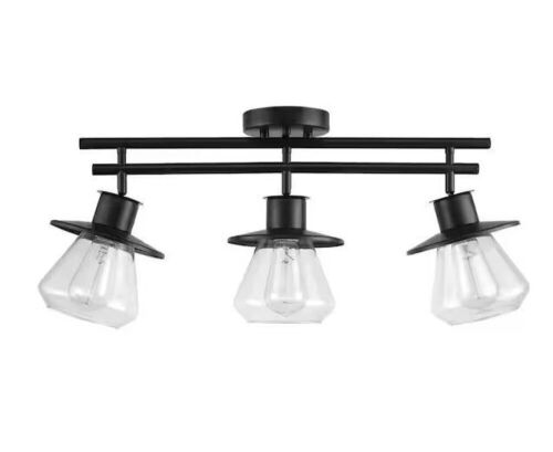 Hampton Bay Redfield 3-Light Directional Track Fixture Dark Bronze Finish - Lot 200