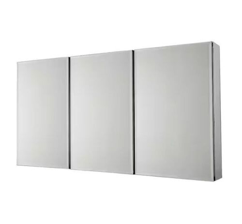 Glacier Bay 36 in. W x 31 in. H Rectangular Aluminum Medicine Cabinet with Mirror - Lot 91