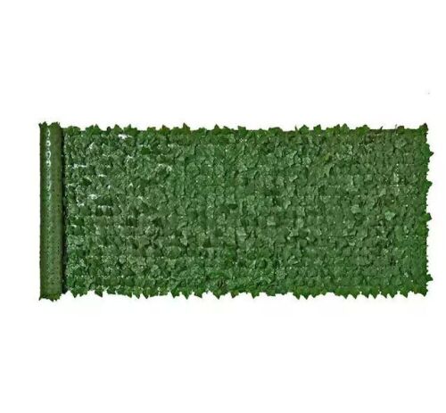 39 in. x 118 in. Artificial Hedges Faux Ivy Leaves Fence Privacy Screen - Lot 306
