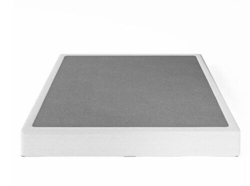 HOMZENE 9 in. Full Size Box Spring with Metal Structure, Mattress Foundation with Fabric Cover, Easy Assembly and No Squeak - Lot 307