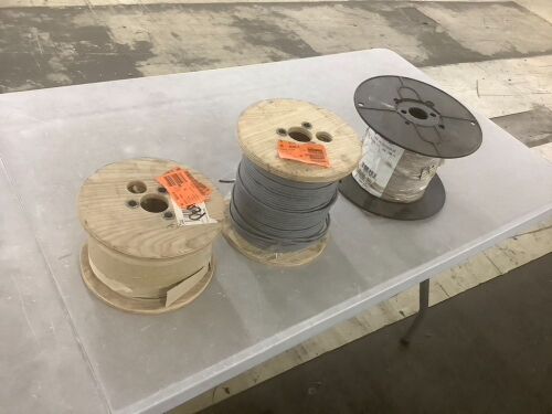 Lot of (3) Southwire 24/4 Solid CU CAT5e Data Cable Rolls  - Lot 558
