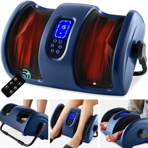 Reflexology Shiatsu Foot Massager w/ High-Intensity Rollers, Remote Control - Lot 520