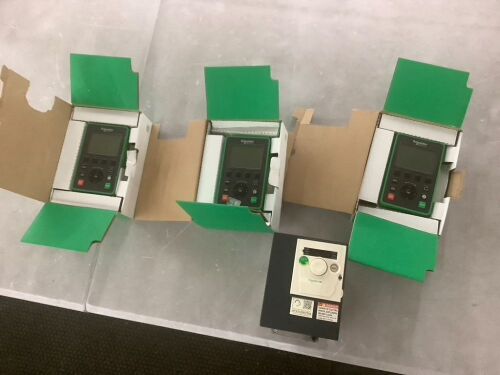 Lot of (3) Schneider Electric Graphic Display Terminal - Lot 715