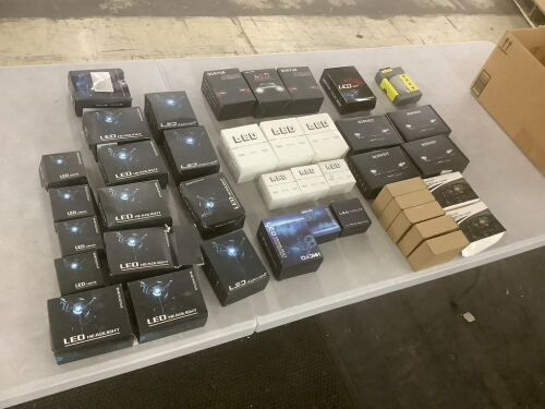 Large Lot of LED Headlight Bulbs  - Lot 716